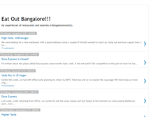 Tablet Screenshot of eatoutbangalore.blogspot.com