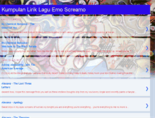 Tablet Screenshot of ismail-kumpulanliriklagu.blogspot.com