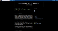 Desktop Screenshot of chettiandmalayweddingculture.blogspot.com