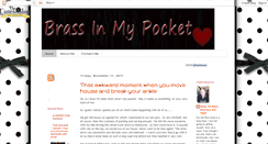 Desktop Screenshot of brassinmypocket.blogspot.com