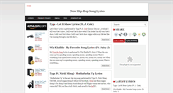 Desktop Screenshot of hippylyrics.blogspot.com