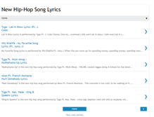 Tablet Screenshot of hippylyrics.blogspot.com