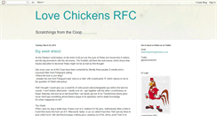 Desktop Screenshot of lovechickensrfc.blogspot.com