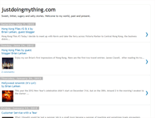 Tablet Screenshot of justdoingmythingcom.blogspot.com