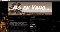 Desktop Screenshot of noenvano.blogspot.com