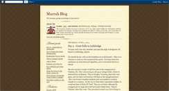 Desktop Screenshot of murrahblog.blogspot.com