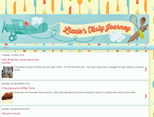 Tablet Screenshot of lizziestastyjourney.blogspot.com