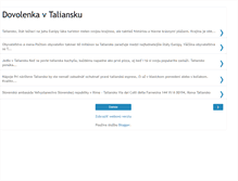 Tablet Screenshot of dovolenka-taliansko.blogspot.com