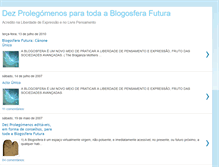 Tablet Screenshot of blogosferafutura.blogspot.com