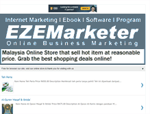 Tablet Screenshot of ezemarketer.blogspot.com