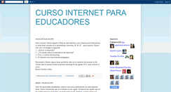 Desktop Screenshot of cursointernetparaeducadores.blogspot.com