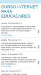Mobile Screenshot of cursointernetparaeducadores.blogspot.com