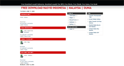 Desktop Screenshot of free-downloadnasyid.blogspot.com