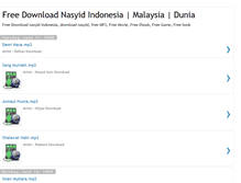 Tablet Screenshot of free-downloadnasyid.blogspot.com