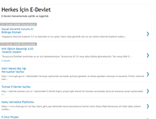 Tablet Screenshot of herkesicin-e-devlet.blogspot.com