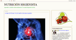 Desktop Screenshot of nutricionhigienista.blogspot.com