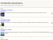 Tablet Screenshot of nutricionhigienista.blogspot.com