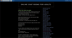 Desktop Screenshot of onlinechatroomsforadults88.blogspot.com