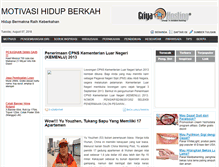 Tablet Screenshot of motivasihidupberkah.blogspot.com