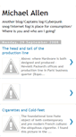 Mobile Screenshot of mikeallenblog.blogspot.com
