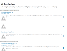 Tablet Screenshot of mikeallenblog.blogspot.com