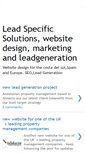 Mobile Screenshot of leadgeneration-lss.blogspot.com