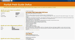 Desktop Screenshot of guide-dofus.blogspot.com
