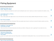 Tablet Screenshot of fishing-equipment.blogspot.com