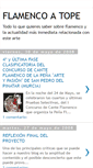Mobile Screenshot of flamenco-a-tope.blogspot.com