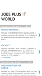 Mobile Screenshot of jobsplusitworld.blogspot.com
