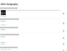 Tablet Screenshot of aftergeography.blogspot.com