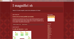 Desktop Screenshot of magnifici16.blogspot.com