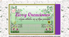 Desktop Screenshot of lissycreaciones.blogspot.com