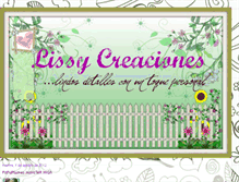 Tablet Screenshot of lissycreaciones.blogspot.com