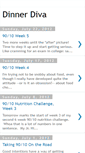 Mobile Screenshot of dinnerdivamenus.blogspot.com