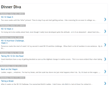 Tablet Screenshot of dinnerdivamenus.blogspot.com