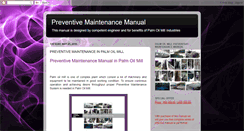 Desktop Screenshot of maintenancemanualpom.blogspot.com