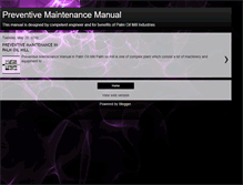 Tablet Screenshot of maintenancemanualpom.blogspot.com