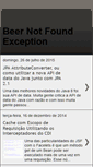 Mobile Screenshot of beernotfoundexception.blogspot.com