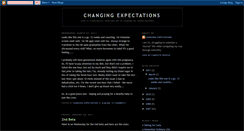 Desktop Screenshot of changingexpectations.blogspot.com