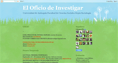 Desktop Screenshot of investigarcomooficio.blogspot.com