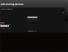 Tablet Screenshot of anti-snoring-devices.blogspot.com