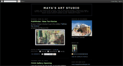 Desktop Screenshot of mayasartstudio.blogspot.com