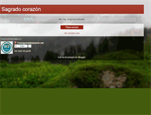 Tablet Screenshot of elbosquedelsagradocorazon.blogspot.com