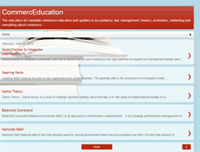 Tablet Screenshot of commerceducation.blogspot.com