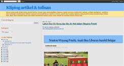 Desktop Screenshot of klipingartikel.blogspot.com