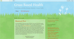 Desktop Screenshot of grassbasedhealth.blogspot.com