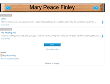 Tablet Screenshot of marypeacefinley.blogspot.com