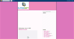 Desktop Screenshot of glancesoftware.blogspot.com