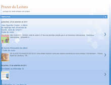 Tablet Screenshot of blogprazerdaleitura.blogspot.com